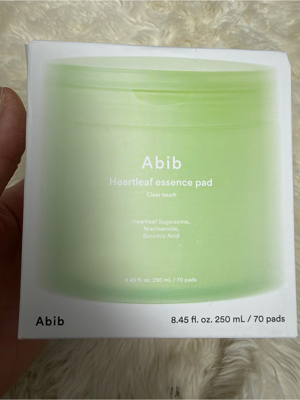 Abib Heartleaf Essence Pad Clear Touch 70ct 8.45 fl. oz.(250ml)
